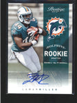 LAMAR MILLER 2012 PRESTIGE #243 ROOKIE AUTOGRAPH AUTO RC AC282