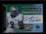 CHARLES CLAY 2015 COLLEGIATE DRAFT PICKS GREEN PRIZM AUTOGRAPH AUTO #5/5 AB8201