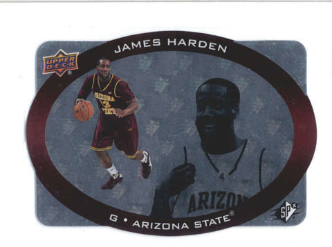 JAMES HARDEN 2014/15 SPX 96 DIE-CUT INSERTS SP #96-14 (COLLEGE UNIFORM) AC478