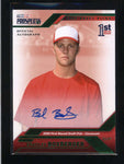 BRADLEY BOXBERGER 2009 TRISTAR PROSPECTS GREEN ROOKIE AUTO #06/25 AC1392