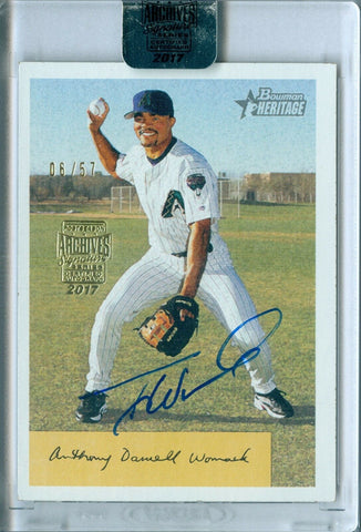 TONY WOMACK 2017 TOPPS ARCHIVES SIGNATURE 2003 AUTO AUTOGRAPH SP/57