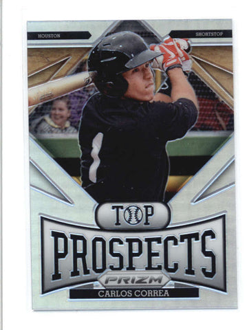 CARLOS CORREA 2013 PANINI PRIZM TOP PROSPECTS PRIZMS PARALLEL #TP1 AB9505