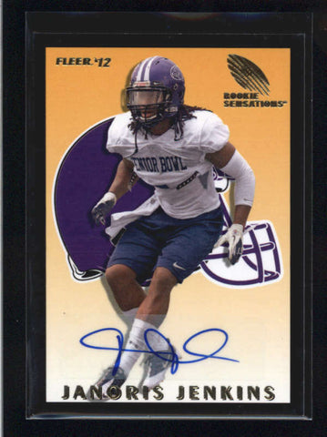 JANORIS JENKINS 2012 FLEER RETRO ROOKIE SENSATIONS AUTOGRAPH AUTO RC AB8993