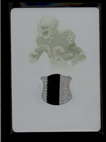 DARREN McFADDEN 2014 NATIONAL TREASURES PRINTING PLATE GAME PATCH #1/1 AB8314