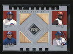 GRIFFEY JR./ SOSA/ PALMEIRO/ MCGRIFF 2002 UD DIAMOND CONNECTION QUAD BAT AB5957