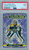 Jeremy Swayman 2021 Upper Deck Purple Dazzlers Rc Rookie #DZ4 PSA MINT 9