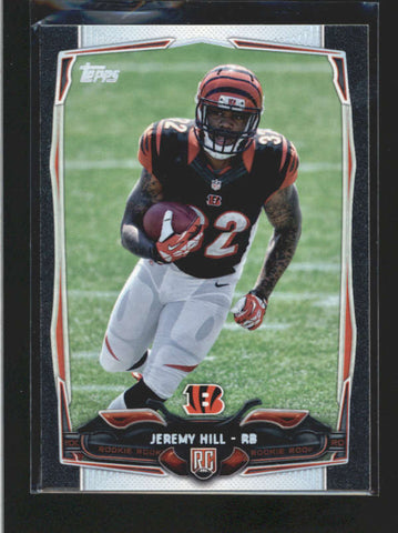 JEREMY HILL 2014 TOPPS #371 RARE BLACK ROOKIE #16/59 (RARE BENGALS RC) AC358