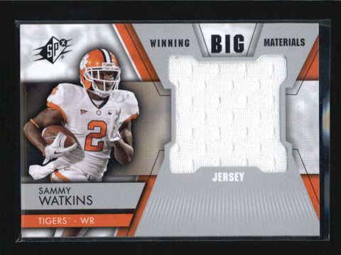 SAMMY WATKINS 2014 UPPER DECK SPX WINNING BIG JUMBO USED JERSEY ROOKIE RC AB6805