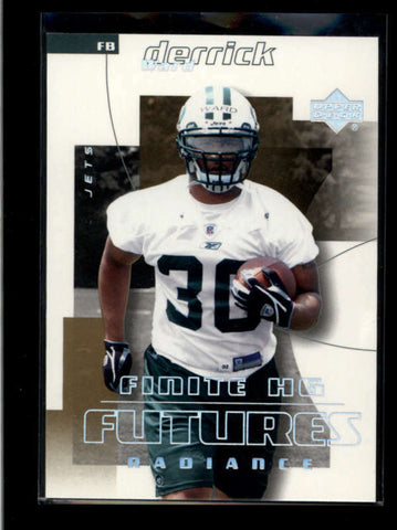 DERRICK WARD 2004 UD FINITE HG FUTURES #205 RADIANCE ROOKIE RC #04/15 AB8381