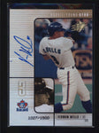 VERNON WELLS 2000 UPPER DECK SPX #91 ROOKIE AUTOGRAPH AUTO RC #1027/1500 AB6751