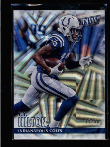 T.Y. TY HILTON 2016 PANINI BLACK FRIDAY #2 WEDGES CARD #18/50 AB8691