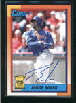 JORGE SOLER 2015 TOPPS ARCHIVES RARE 1990 ALL-STAR ROOKIES AUTO #159/199 AB9761