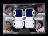 TAVARES/ TARASENKO/ FORSBERG/ GAUDREAU 2015/16 SP GAME USED QUAD JERSEY AB7332