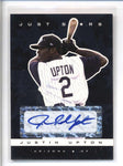 JUSTIN UPTON 2007 JUST MINORS JUST STARS BLACK AUTOGRAPH AUTO RC #25/25 AB8846