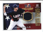 JOEY GALLO 2013 PANINI TEAM USA CHAMPIONS GAME GEAR WORN JERSEY RELIC AB9618