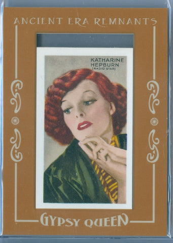 KATHARINE HEPBURN 2016 GYPSY QUEEN MINI FRAMED 1934 SCREEN & STAGE RED BACK SP