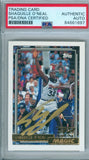 Shaquille O'Neal 1992 Topps Gold RARE "GOLD INK" #362 RC PSA DNA Authentic Auto