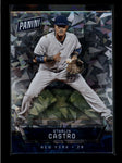 STARLIN CASTRO 2016 PANINI THE NATIONAL #NY2 CRACKED ICE THICK #19/25 AB7601