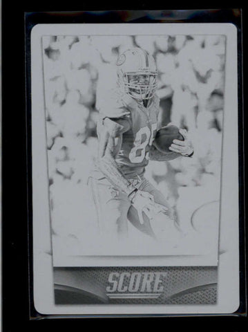 VERNON DAVIS 2014 SCORE #279 BLACK MASTERPIECE PRINTING PLATE #1/1 AB8317