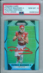 Patrick Mahomes 2017 Prizm #269 RC Rookie Autograph PSA DNA GEM MT 10 AUTO