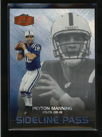 PEYTON MANNING 2006 FLAIR SHOWCASE #250 SIDELINE PASS PARALLEL #217/999 AB9285