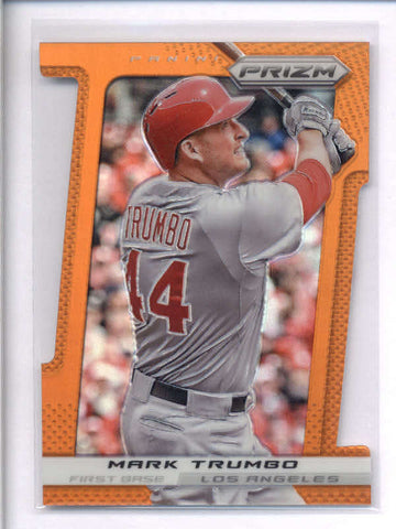 MARK TRUMBO 2013 PANINI PRIZM #150 ORANGE PRIZMS DIE-CUT PARALLEL #58/60 AC1338