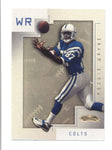 REGGIE WAYNE 2001 FLEER SHOWCASE #127 COLTS ROOKIE RC #0429/1500 AB9931