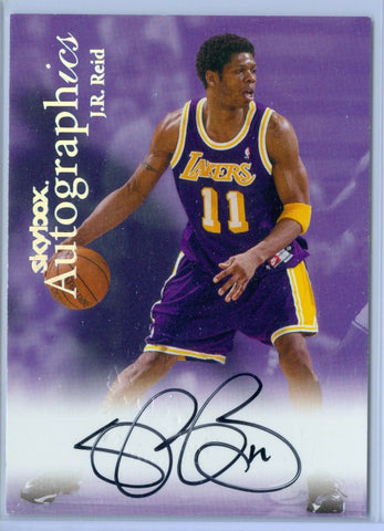 J.R. REID 1999/00 SKYBOX AUTOGRAPHICS ON CARD AUTOGRAPH AUTO AC1615