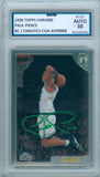 Paul Pierce 1998 Topps Chrome RC Rookie Fanatics Autograph Auto 10