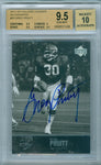 GREG PRUITT 2011 UPPER DECK COLLEGE LEGENDS AUTO AUTOGRAPH BGS 9.5