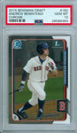 ANDREW BENINTENDI 2015 BOWMAN CHROME DRAFT RC ROOKIE #182 PSA 10