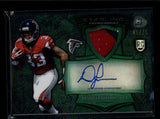 DEVONTA FREEMAN 2014 BOWMAN STERLING GREEN REFRACTOR RC AUTO PATCH /75 AB7194