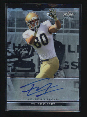 TYLER EIFERT 2013 LEAF DRAFT PRISMATIC ROOKIE RC AUTOGRAPH AUTO #11/99 AB6145