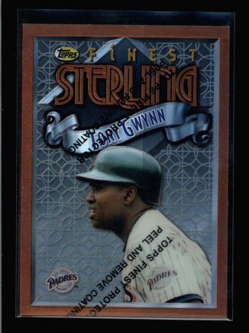 TONY GWYNN 1996 TOPPS FINEST STERLING #61 REFRACTOR AC2545