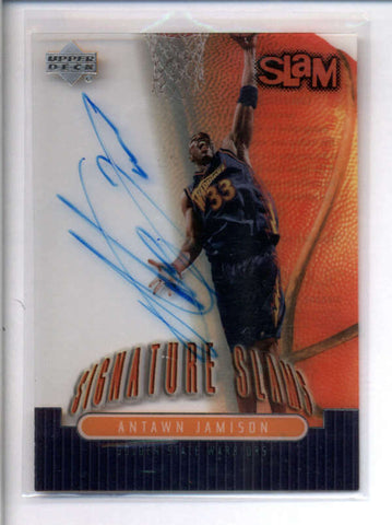 ANTAWN JAMISON 2000/01 UPPER DECK SLAM SIGNATURE SLAMS AUTOGRAPH AUTO AC1785