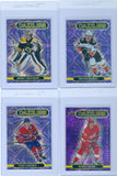 Purple Dazzlers 2021-22 Upper Deck Series 1 & 2 Complete Set #1-100 / Caufield