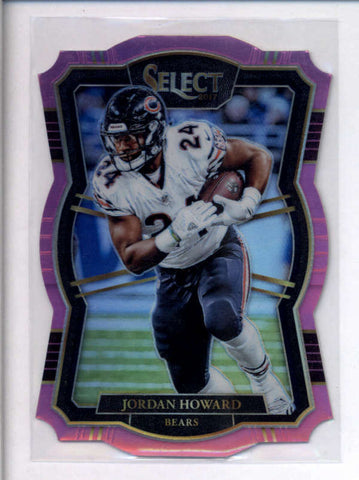JORDAN HOWARD 2017 SELECT #101 PINK PRIZMS REFRACTOR DIE CUT #1/4 (RARE) AC2358