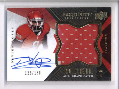 DEVIER POSEY 2012 UD EXQUISITE ROOKIE JERSEY AUTOGRAPH AUTO #128/150 AC2123