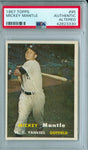 MICKEY MANTLE 1957 TOPPS #95 PSA AUTHENTIC ALTERED