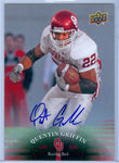 QUENTIN GRIFFIN 2011 UPPER DECK OKLAHOMA SOONERS AUTO AUTOGRAPH SP