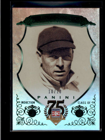 FRANK CHANCE 2014 PANINI HOF 75TH ANNIVERSARY #15 GREEN PARALLEL #10/10 AB8097