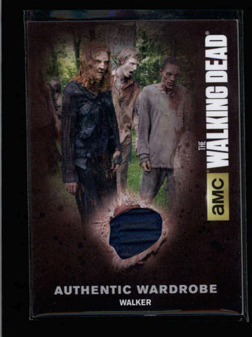 WALKER SEASON 4 WALKING DEAD 2016 CRYPTOZIOC AUTHENTIC WORN WARDROBE #M39 AB8825