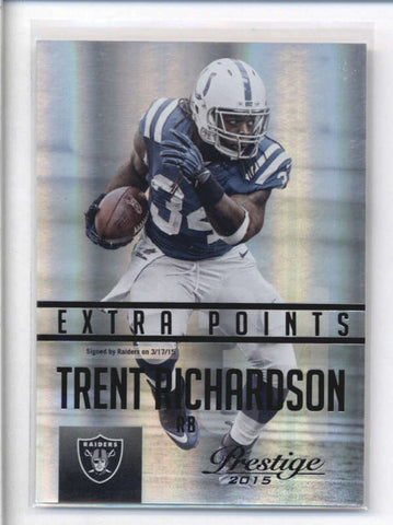 TRENT RICHARDSON 2015 PANINI PRESTIGE #173 EXTRA POINTS BLACK #08/10 AB9047