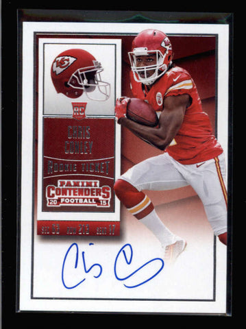 CHRIS CONLEY 2015 CONTENDERS #207 ROOKIE TICKET AUTOGRAPH AUTO RC AC2589