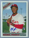 MAIKEL FRANCO 2015 TOPPS HERITAGE RC ROOKIE AUTO AUTOGRAPH SP