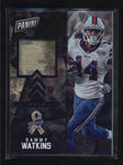 SAMMY WATKINS 2015 PANINI BLACK FRIDAY CRACKED ICE PLAYER WORN CAMO TOWEL AB6171