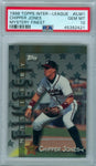 CHIPPER JONES 1998 TOPPS INTER LEAGUE MYSTERY FINEST #ILM1 PSA 10