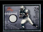 CURTIS MARTIN 2004 SWEET SIGS SWEET STITCHES BLACK GAME USED PATCH #25/31 AB8223