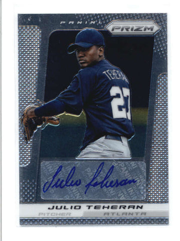 JULIO TEHERAN 2013 PANINI PRIZM AUTOGRAPH AUTO AB9465