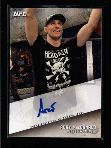 RORY MacDONALD 2015 TOPPS UFC KNOCKOUT AUTOGRAPH AUTO AC1044